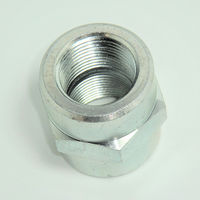 マルエム産業 高圧 鋼製 ネジ継手 ソケット(Rc)3価クロメート処理品 1” SS 1"-10 1包(10個入)（直送品）