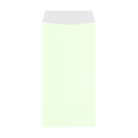 ムトウユニパック 透けないカラー封筒 長3 シークレット99  ウグイス 〒枠なし 1袋（100枚入）