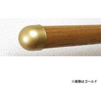 OMSORG(オムソリ) オムソリPRO手すり3565シリーズ  亜鉛ダイカスト エンドキャップ 35 ブラウン  2個（直送品）