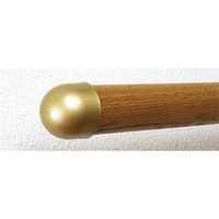 OMSORG(オムソリ) オムソリPRO手すり3565シリーズ  亜鉛ダイカスト エンドキャップ 35 ゴールド  2個（直送品）