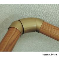 OMSORG(オムソリ) オムソリPRO手すり3565シリーズ  ニューコーナー(W)金具 35 シルバー C3590S 1個（直送品）