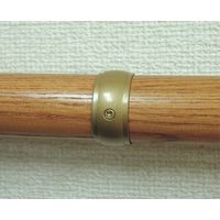 OMSORG(オムソリ) オムソリPRO手すり3565シリーズ  丸棒(直線)ジョイント金具 35 ゴールド KM35JA-G 1個（直送品）