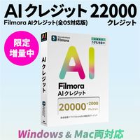 ワンダーシェアーソフトウエア AIクレジット 22000 WS-FAI20000JP 1本