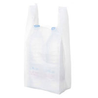 国産レジ袋　乳白　25号　1袋（100枚入）　福助工業 オリジナル（わけあり品）