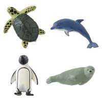 デザインフィル ミニマグネット 水族館柄B 4個入 43424006 1セット(1個×2)（直送品）