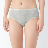 無印良品 レディース 婦人 フライス編みハイライズショーツ Ｓ グレー 良品計画