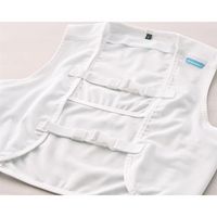 クロダルマ メッシュベスト&保冷剤セット ホワイト O 26535-S-90-O 1セット（直送品）