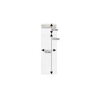今村紙工 OPP袋シール付き アルミ蒸着テープ 筆記具用サイズ 0.025mm厚 透明 1袋（100枚入）OPPT25-616