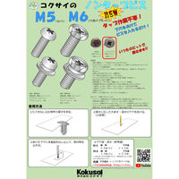 ノンタップビス ナベ頭 ミニパック 5×10mmmm タッピンねじ 下穴専用 高強度 1100100000667 1パック(約60本入)（直送品）