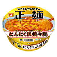 マルちゃん正麺　カップ　にんにく塩担々麺113g　１２個　東洋水産