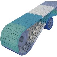 椿本チエイン (株)椿本チエイン プラスチックモジュラーチェーン BTO8ーM形 BTO8ー830ーMーLFWーL 1セット(2L)（直送品）