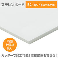 アーテック スチレンボード(両面紙貼) B2 800×550×5mm 53063 1個（直送品）