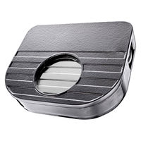 ハナヤマ はずる キャスト ウォレット シルバー 075794 1セット(1個×6)（直送品）