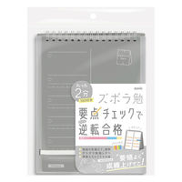 ソニック ズボラ勉強 要点チェックリスト 100日分 2連メモ スタンドタイプ ブレー SP-2441-GL 1冊（直送品）