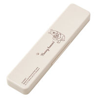スケーター CCS3SA 音の鳴らないコンビセット 箸18cm 【くまのプーさん/シンプルロゴ】 708985-CCS3SA 1個（直送品）