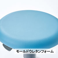 アイコ(AICO) ドクターチェア 背なしタイプ 耐次亜塩素酸・耐アルコール・抗菌仕様 OA-200(VG1)BK 1脚（直送品）