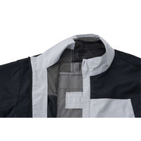 サンエス クールフィルター半袖ブルゾン 6シルバー M KF92640 1着（直送品）