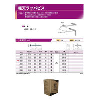 ヱビスファスナー 鉄軽天ラッパビス 尖り先 三価ユニクロ 3.5×51 ER3551J 1箱(500本)（直送品）