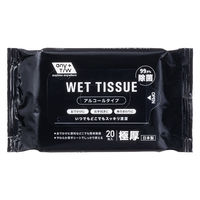 昭和紙工 昭和99.9&除菌 極厚ウェットティッシュ 20枚入 2個パック 4957434009122 1パック(20枚入×2袋)