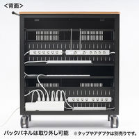 サンワサプライ タブレット収納保管庫(44台収納) CAI-CAB62LM 1台（直送品）