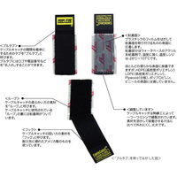 RIP-TIE(リップタイ) ケーブルキャッチ 50.8mmX127mm 50本入 灰 C-E5-050-GY 1袋(50本)（直送品）