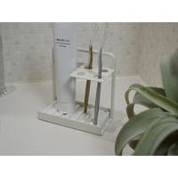 日東 TS-WH 歯ブラシスタンド ドライトレイ付 ホワイト 1個（直送品）