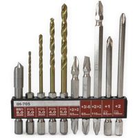 iHelp ビット&ドリル+面取り10点セット IH-705 1セット