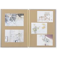 ナカバヤシ ハルマー ビス式フリーアルバム A4 ミントブルー A-HRA4-301-B 1冊