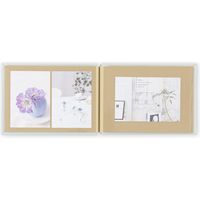 ナカバヤシ ハルマー ビス式フリーアルバム A5 グレー A-HRA5-101-N 1冊