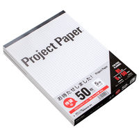 オキナ プロジェクトペーパー 50枚 B5 5冊パック PHB55P 1パック(5冊入)