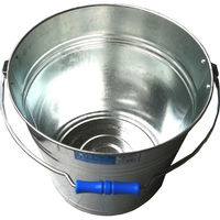 最上製作所 トタンバケツ13型(正味12L) トタン13型 1セット(3個入)