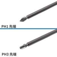ワールドツール アストロプロダクツ AP 1/4HEX PH3両頭ビットL110 2002000034861 1本 546-6439（直送品）
