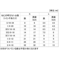 SUNCO 六角BT(全 5/8X60 (1本入) B0-00-0002-8050-0600-00-1P 1パック(1本)（直送品）
