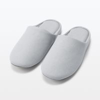 無印良品 洗えるクッションスリッパ Ｍ ２３．５～２５ｃｍ用 ライトブルー 良品計画