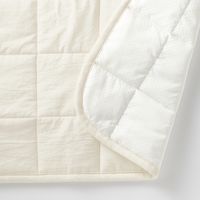 無印良品 滑り止め付 綿洗いざらし 敷パッド Ｓ １００×２００ｃｍ 生成 良品計画