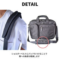 スワン SAXON ショルダーパッド 後付け 38mm ブラック 5250 1個（直送品）