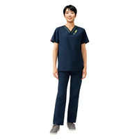 フォーク スクラブ ミッドナイトネイビー×ライム 4L 7042SC-28-4L 1枚（直送品）