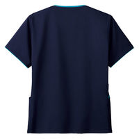 フォーク メンズジップスクラブ サックス×ダークネイビー S 7058SC-2-S 1枚（直送品）