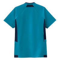 フォーク ジップスクラブ シアンブルー×ダークネイビー S 7121SC-21-S 1枚（直送品）