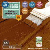 カンペハピオ 水性キシラデコール エクステリアS カスタニ 0.4L #00047670470000 1個（直送品）