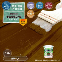 カンペハピオ 水性キシラデコール エクステリアS オリーブ 1.6L #00047670540000 1個（直送品）