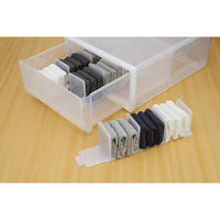 イノマタ化学 引き出し用仕切りスリム クリアー 4636 1個（直送品）