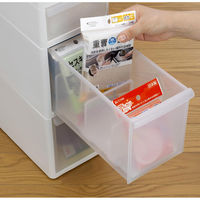 イノマタ化学 引き出し用仕切りワイド クリアー 4637 1個（直送品）