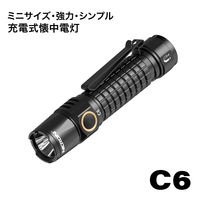 NICRON C6 フラッシュライト ブラック IPX8 2000LM 1個（直送品）