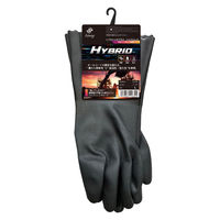 おたふく手袋 ソフキャッチプラスハイブリッド 黒 Lサイズ A-204 1双（直送品）