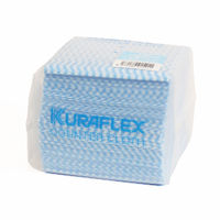 カウンタークロス コンパクト 薄手 約25cm×25cm レーヨン・ポリエステル ブルー 1パック（75枚入）オザックス