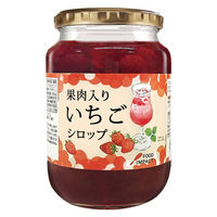 果肉入りいちごシロップ 940g 1セット（1本×3） 果肉入りドリンクの素 フードインパクト