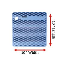 ボルトスター 整備現場 作業現場向け シリコン製 ボルト・ビス紛失防止用ホルダーシート 254×254mm 吊り下げ穴付 ブルー BTSー1（直送品）