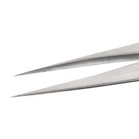 アイデアルテック 先端極細 ステンレスピンセット 直鋭型 耐酸・耐磁 先端幅0.18mm 全長120mm 3.SA.0.IT 1本（直送品）