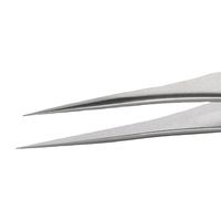 アイデアルテック 先端極細 ミニステンレスピンセット 直鋭型 耐酸・耐磁 先端幅0.20mm 全長90mm M2.SA.1.IT 1本（直送品）